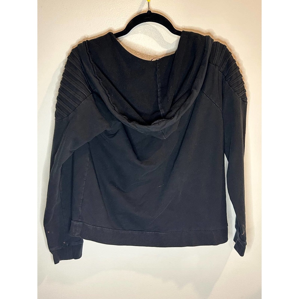 Victoria Sport Black Moto Jacket with Rose Gold Zipper Size Small - Picture 4 of 8
